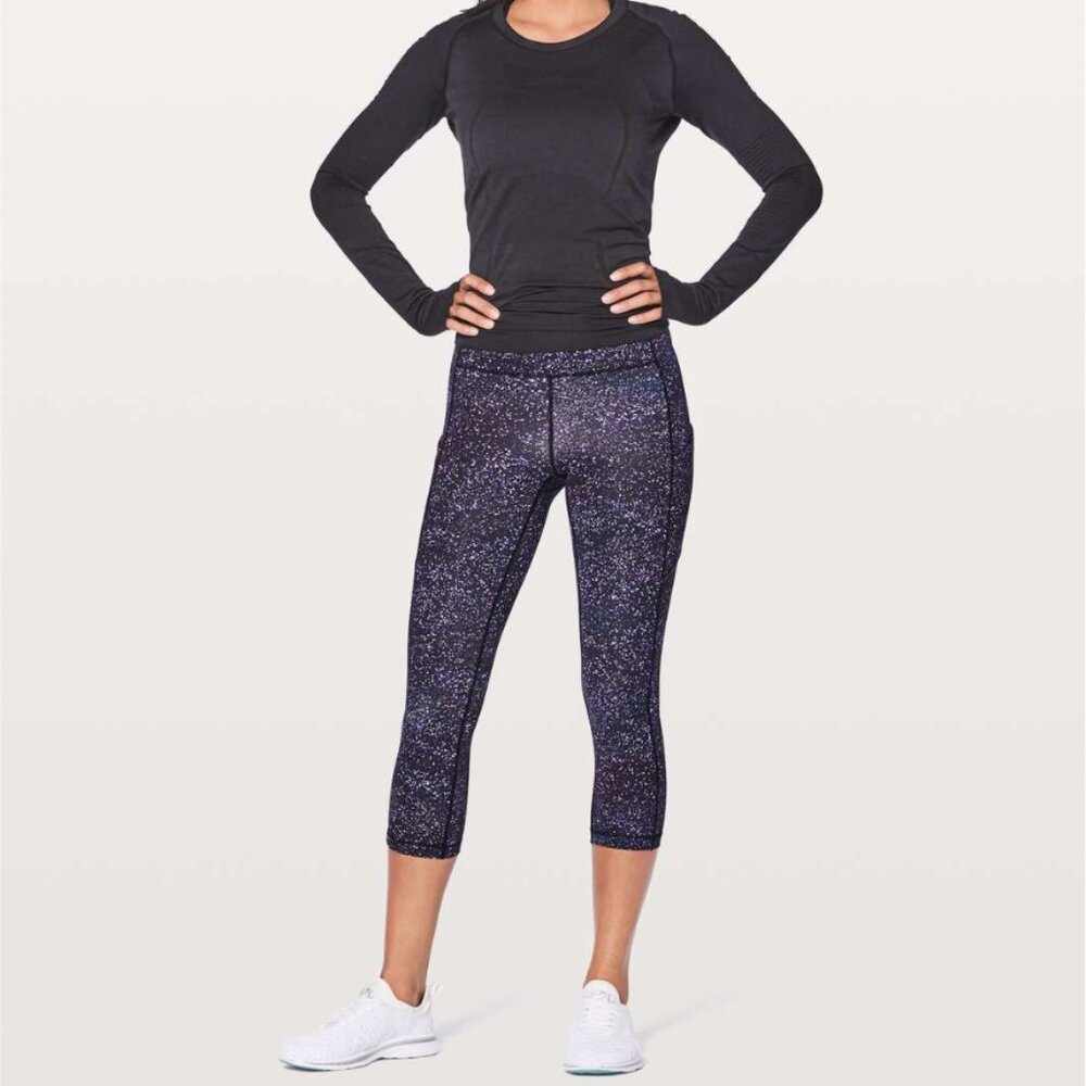 Lululemon Speed Up Crop 21" Crystalline Multi 10 - Picture 2 of 14